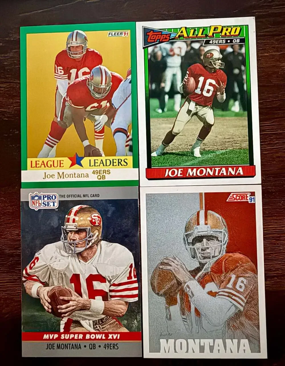 Joe Montana San Francisco 49ers Assorted Football Card Collection Lot of 12